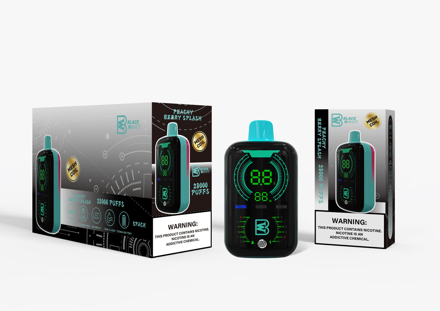 Fume Black & White 28,000 Puffs