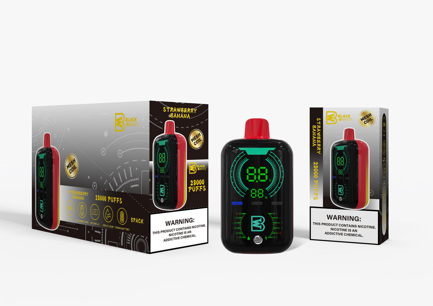 Fume Black & White 28,000 Puffs