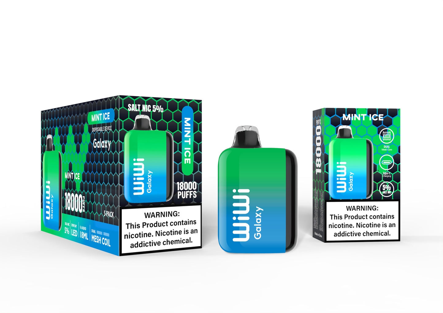 WIWI Galaxy 18,000 Puffs