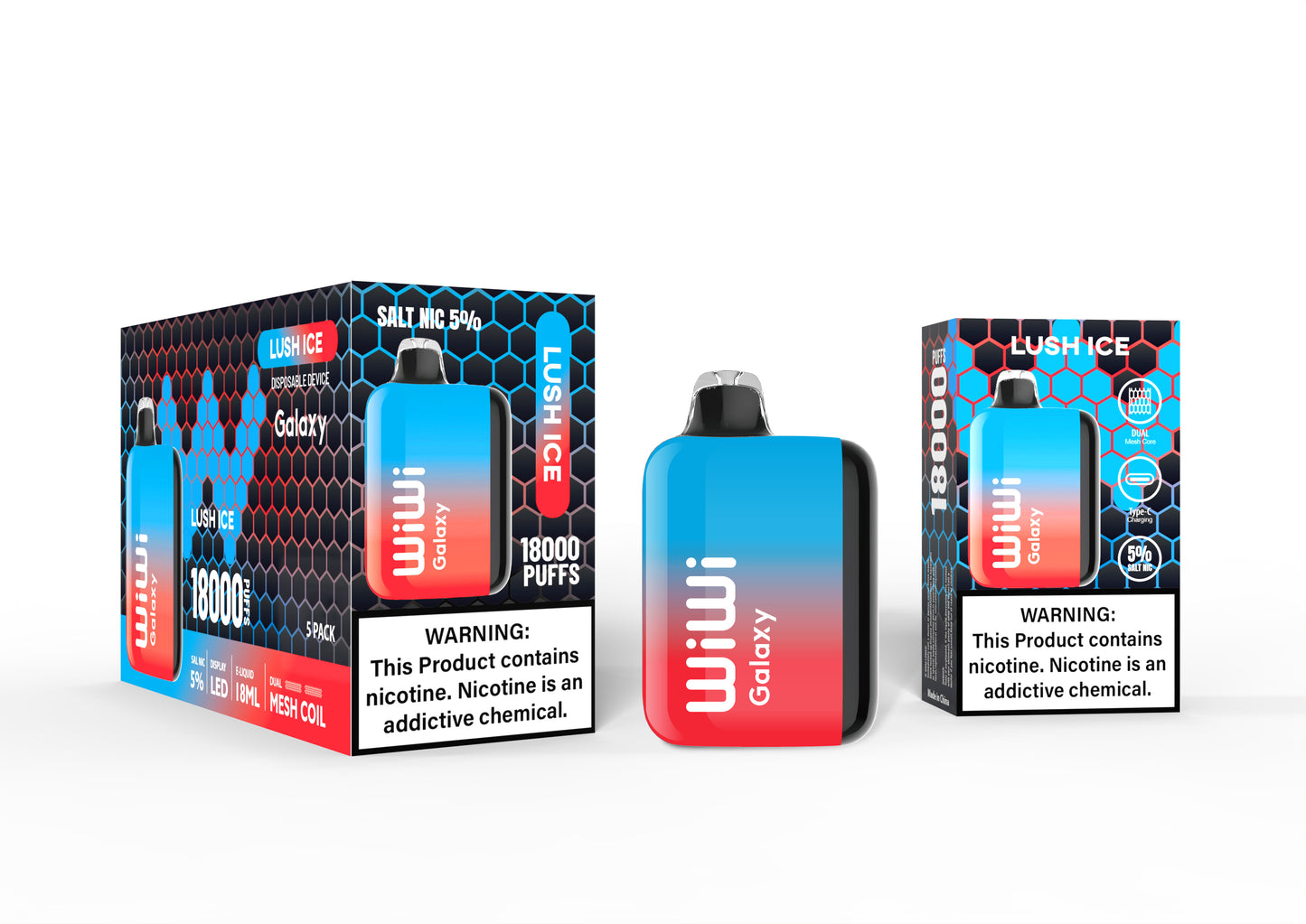 WIWI Galaxy 18,000 Puffs