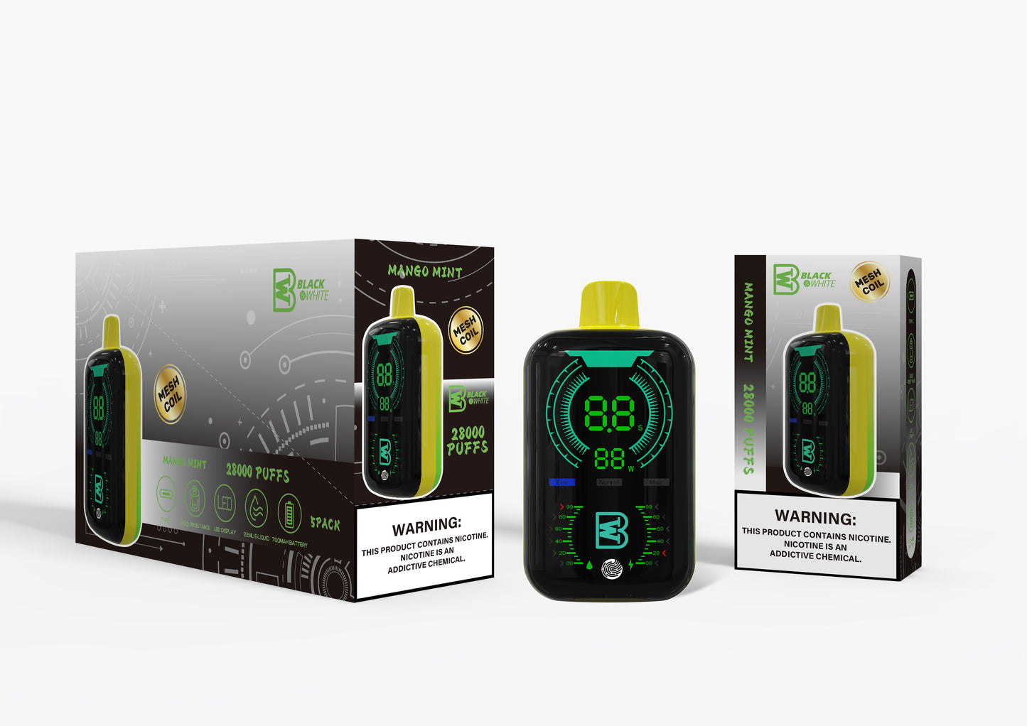 Fume Black & White 28,000 Puffs