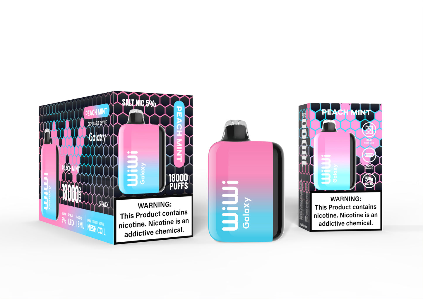 WIWI Galaxy 18,000 Puffs