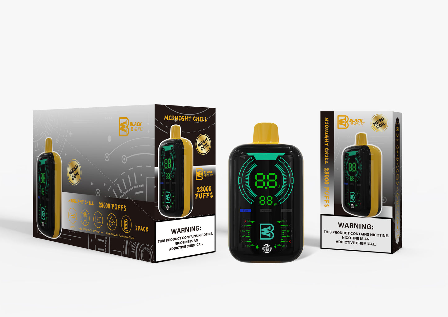 Fume Black & White 28,000 Puffs