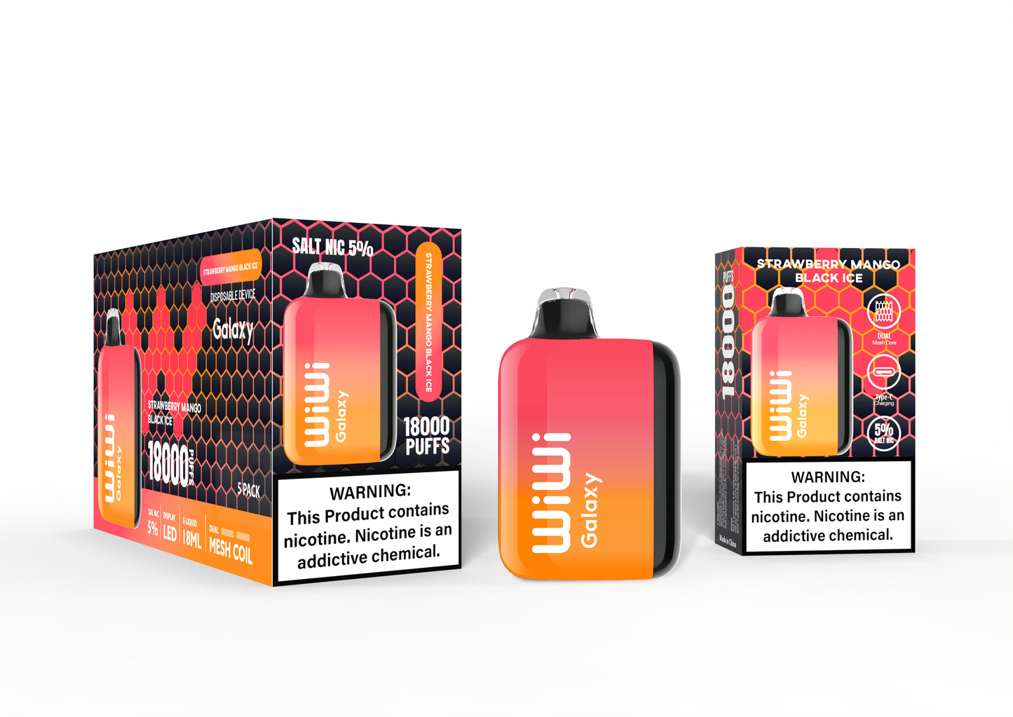 WIWI Galaxy 18,000 Puffs