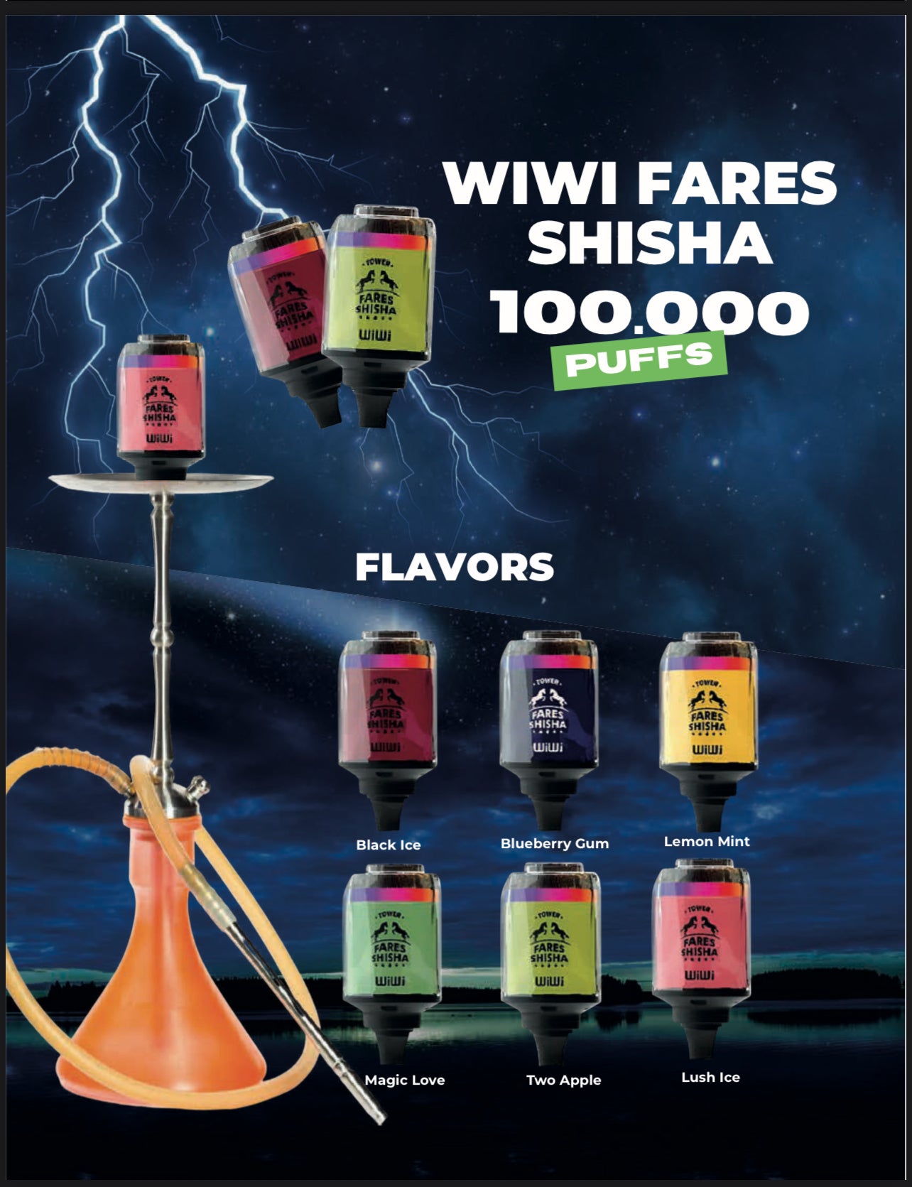 WIWI 100,000 Puffs