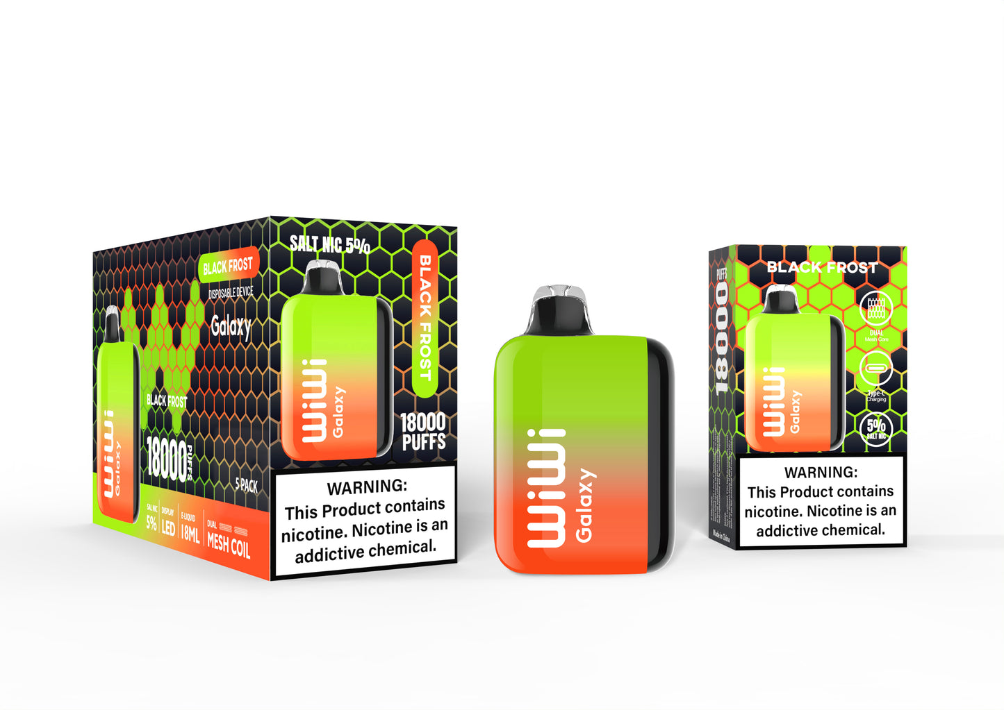 WIWI Galaxy 18,000 Puffs