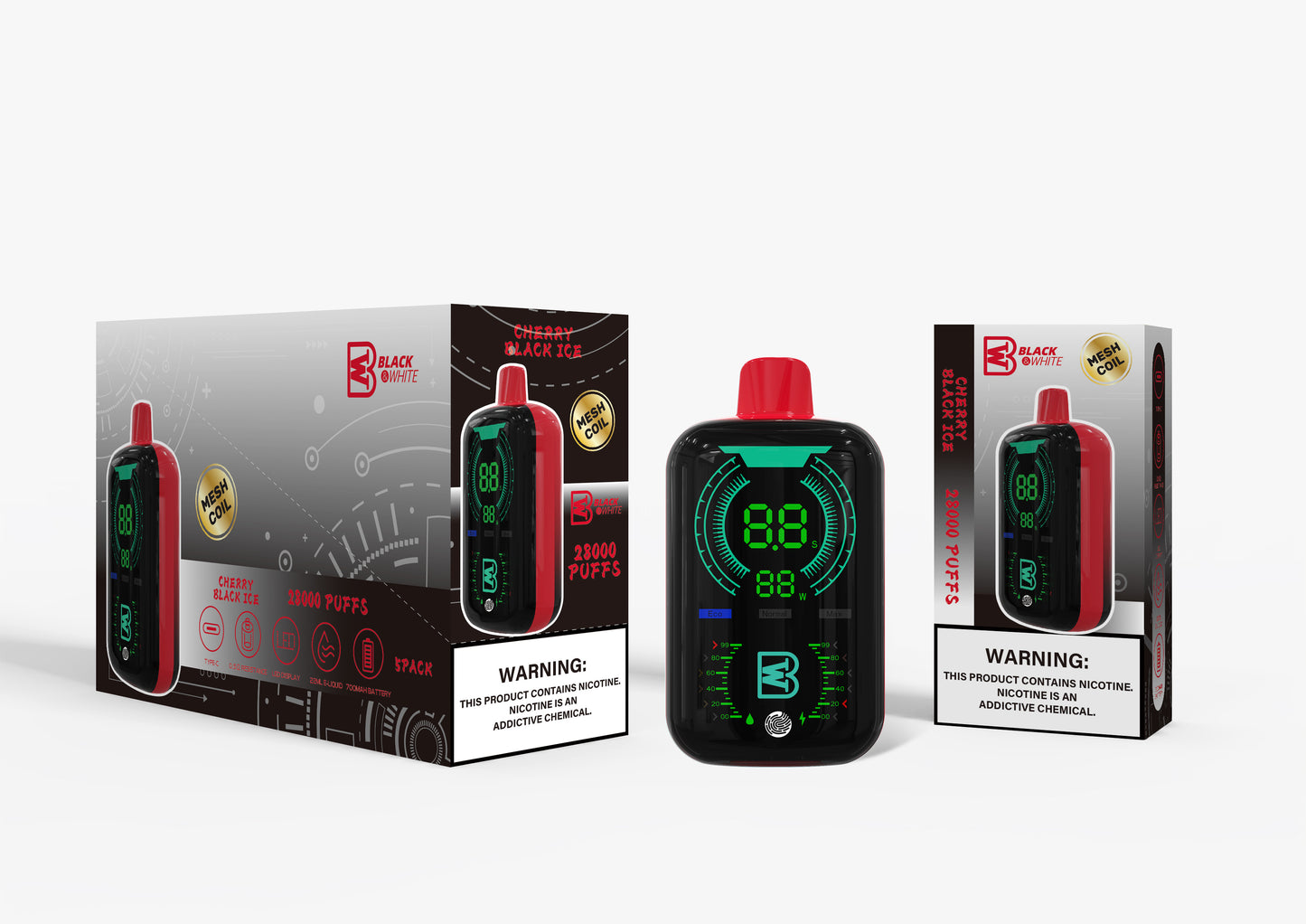 Fume Black & White 28,000 Puffs