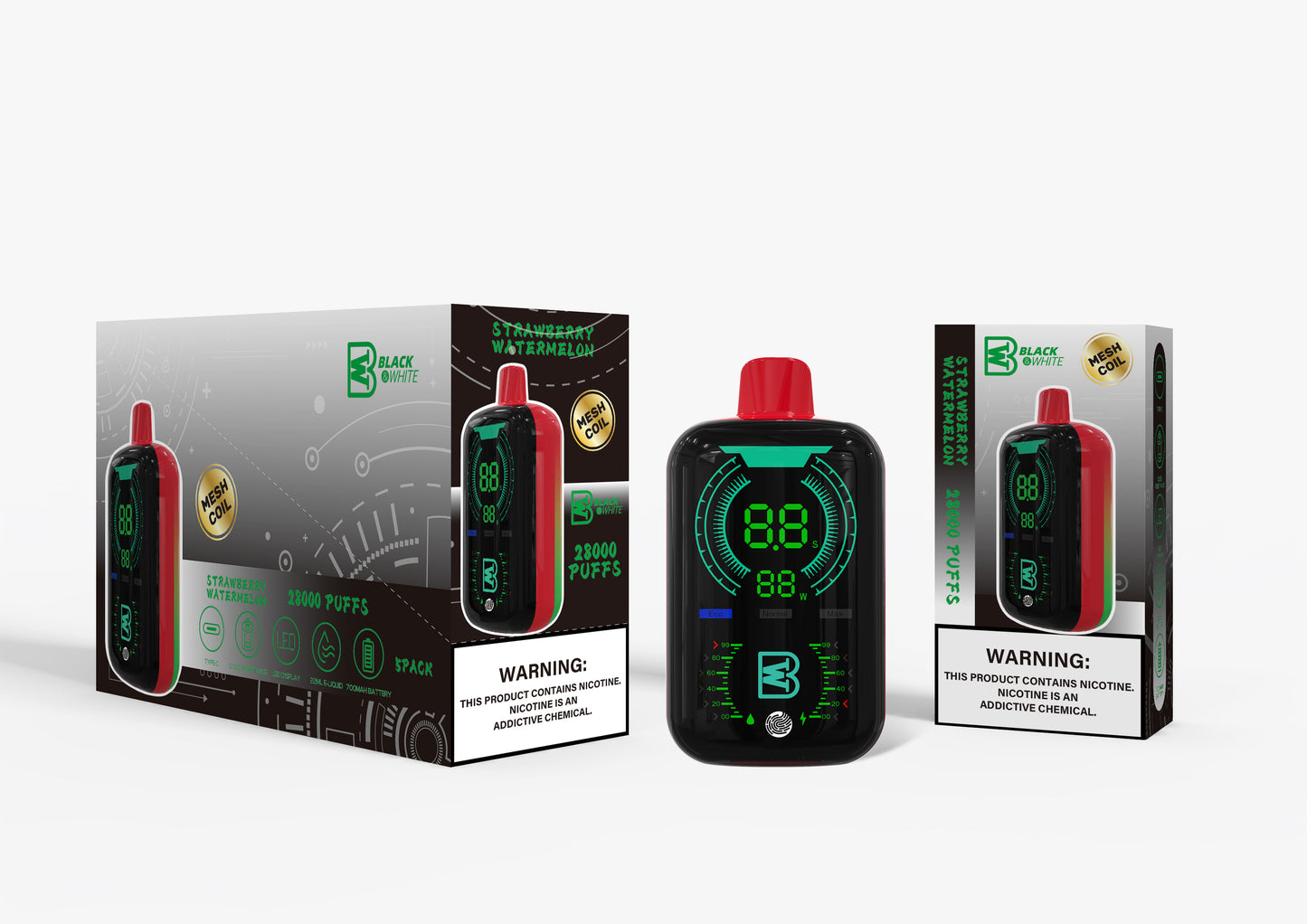 Fume Black & White 28,000 Puffs