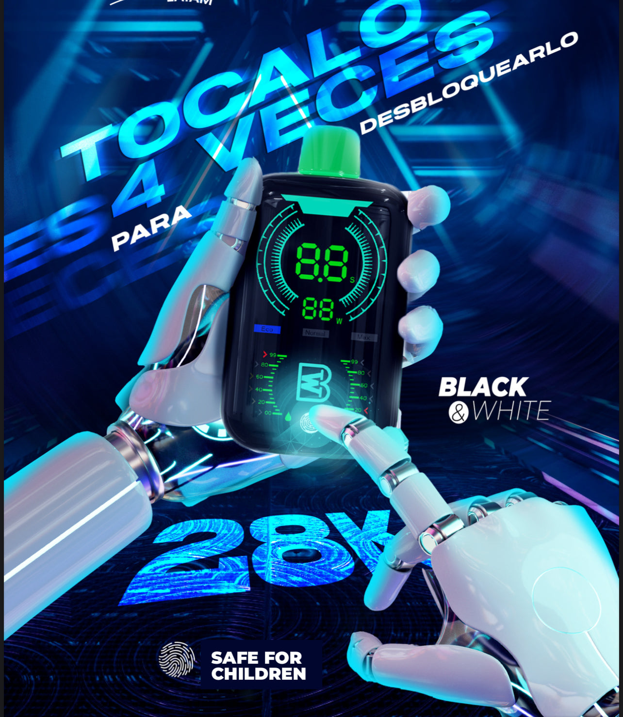 Fume Black & White 28,000 Puffs