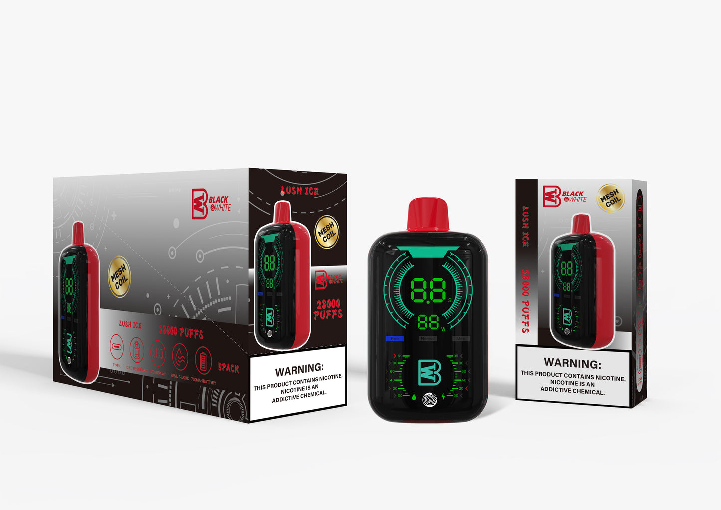 Fume Black & White 28,000 Puffs