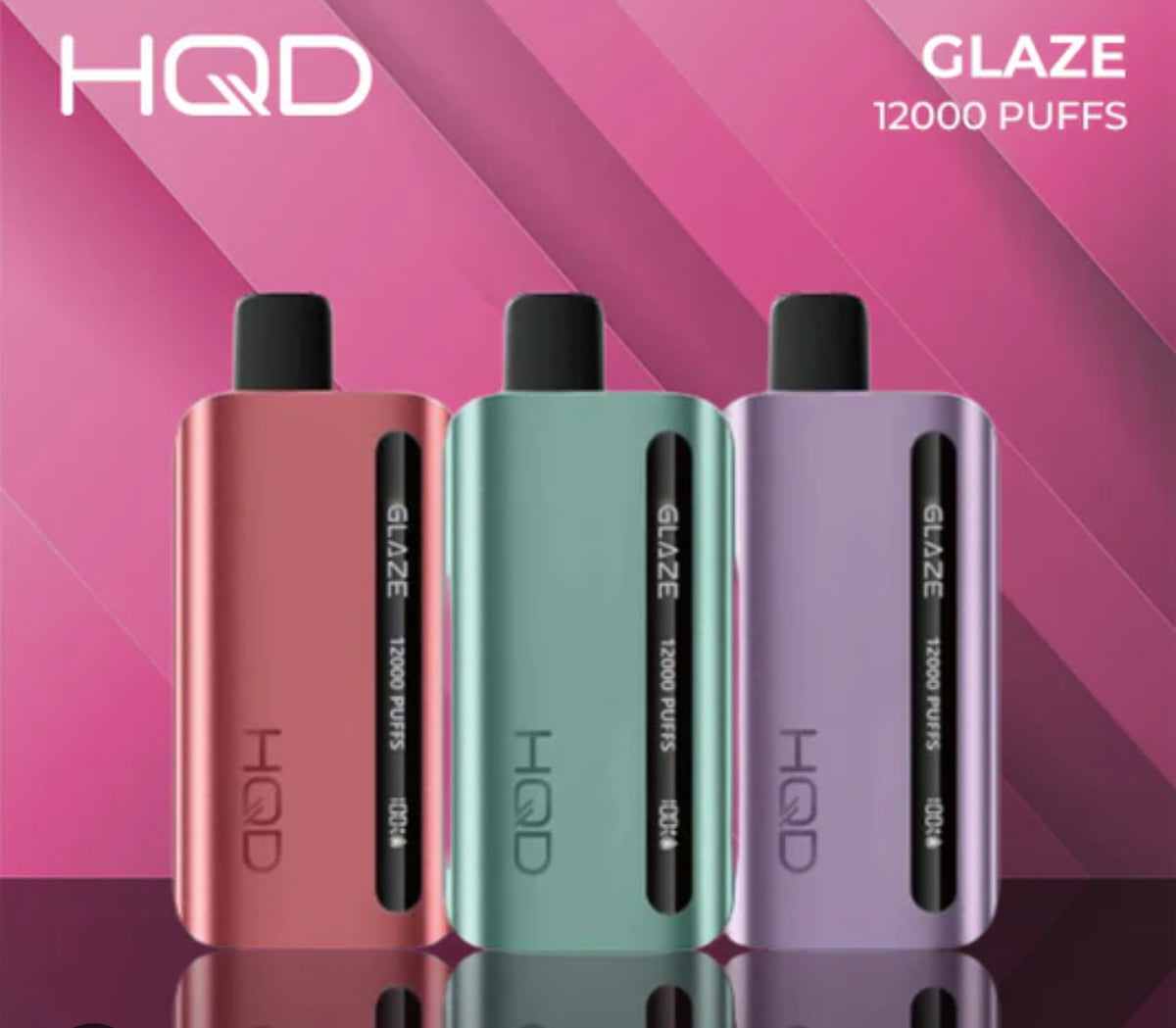 HQD Glaze 12,000 Puffs - Mayoreo