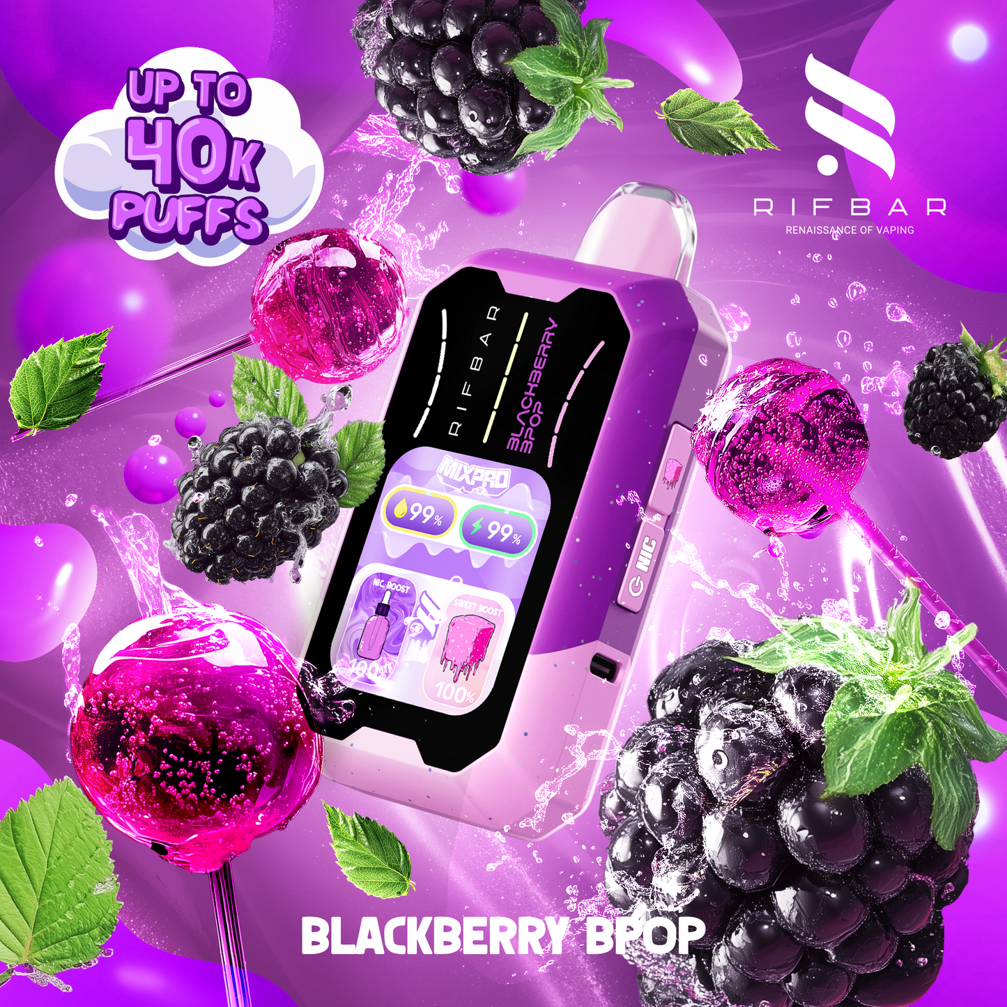 Rifbar Mix Pro 40,000 Puffs