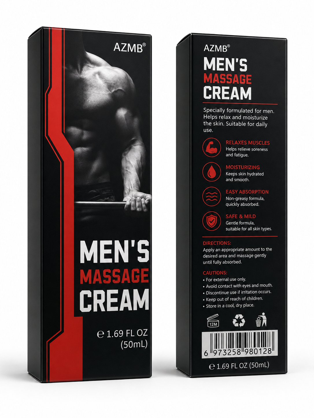 AZMB MEN'S MASSAGE CREAM 50 ML