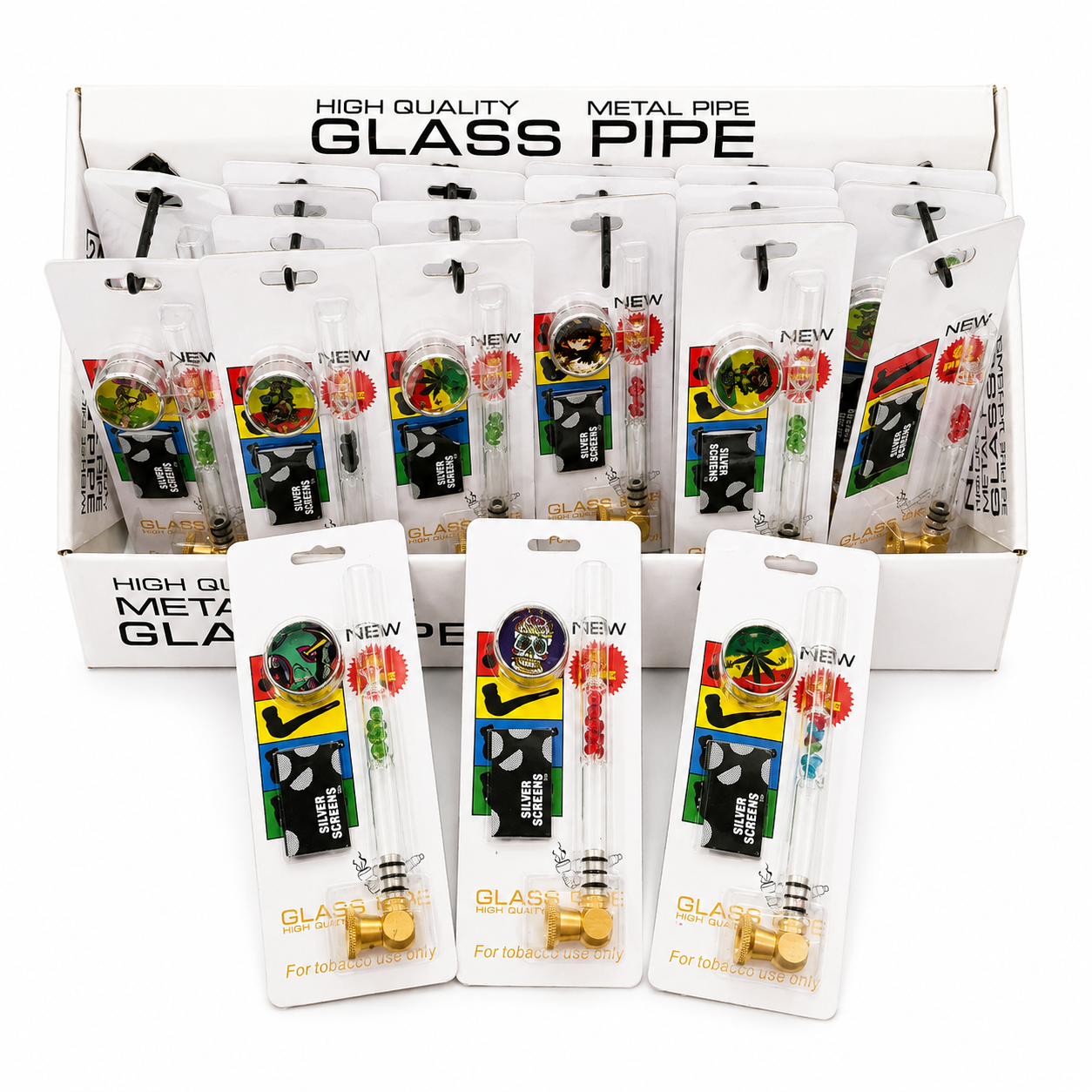 Metal Pipe Grande (Vidrio Y Metal)