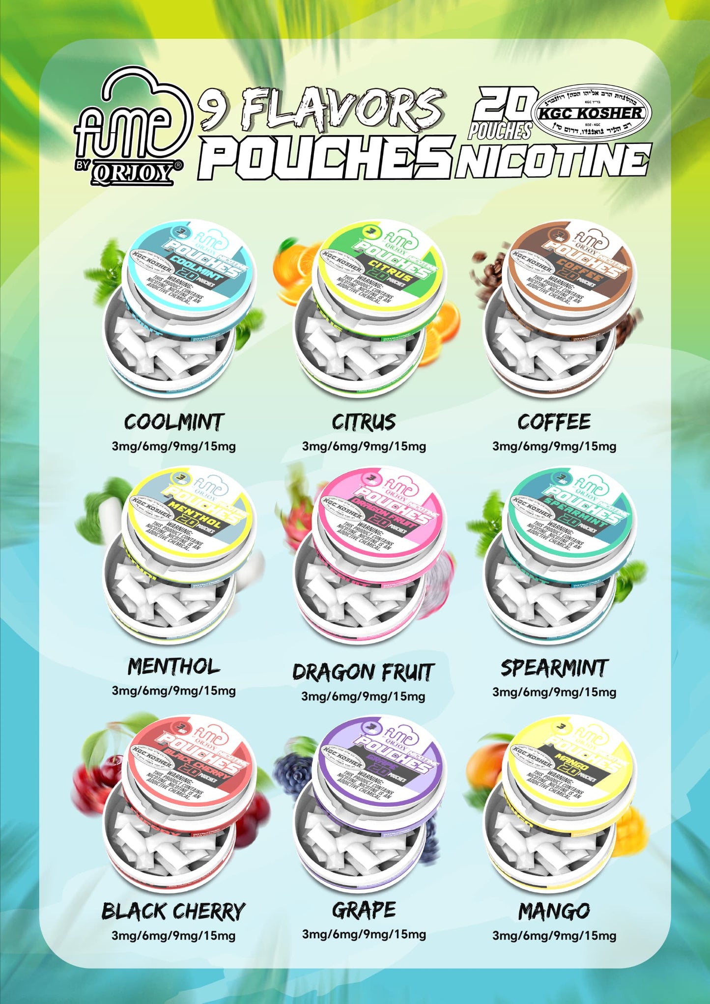 Nicotine Pouches X Fume 9MG