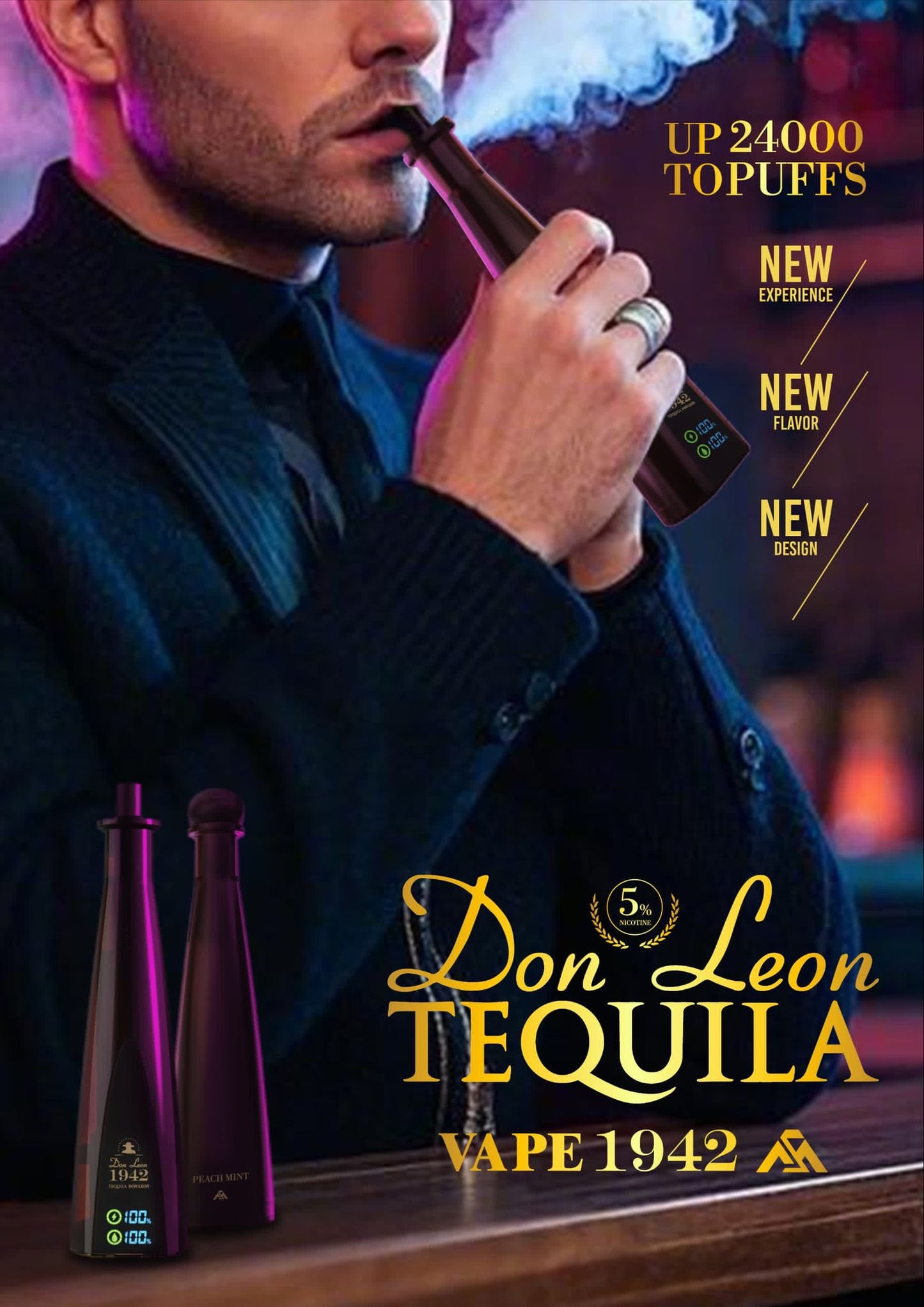 Tequila Don Leon 24,000 Puffs