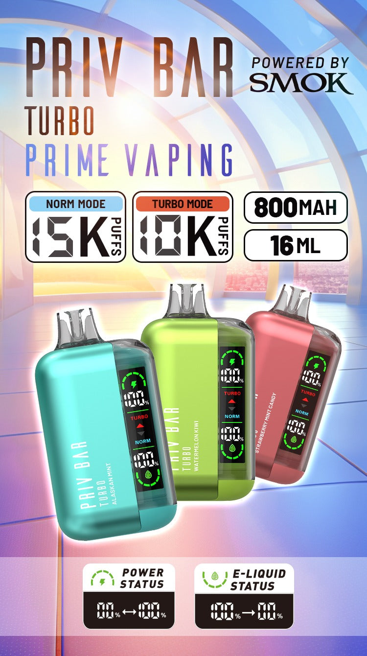 Priv Bar Turbo 10K-15K Puffs
