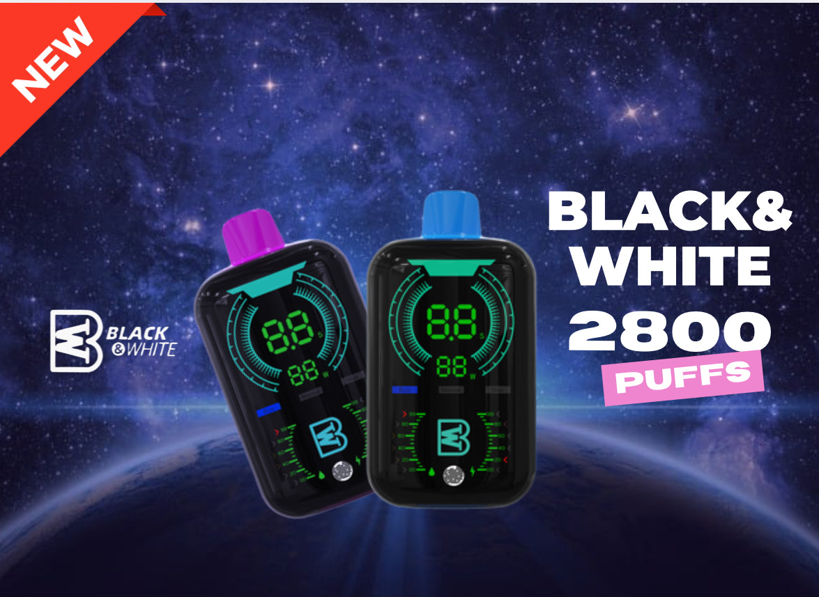 Black & White 28,000 Puffs