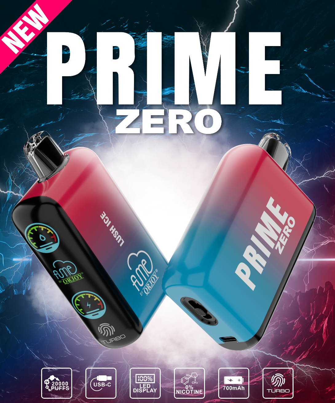 FUME PRIME ZERO 20,000 Puffs