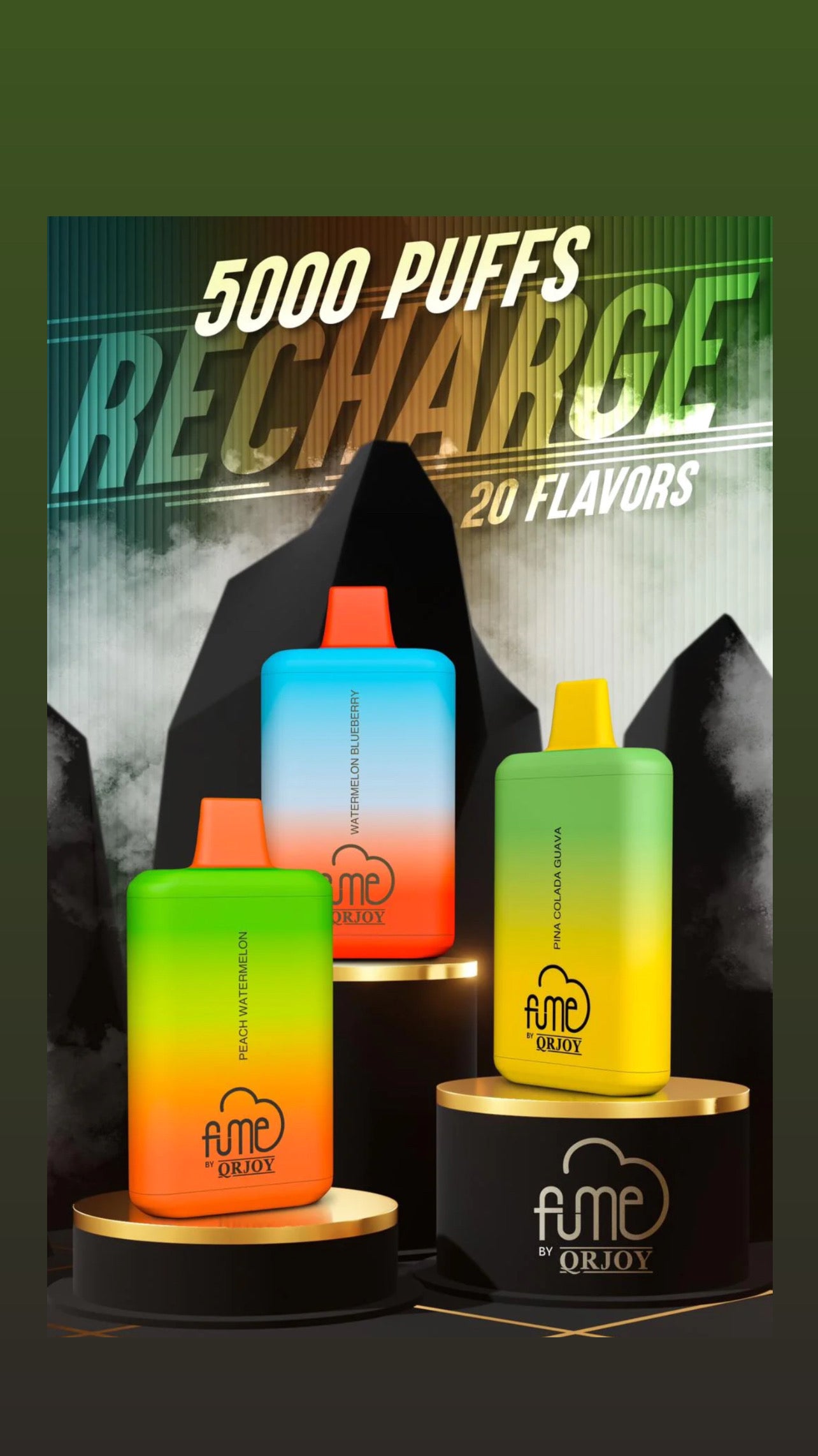 FUME RECHARGE  5,000 PUFFS