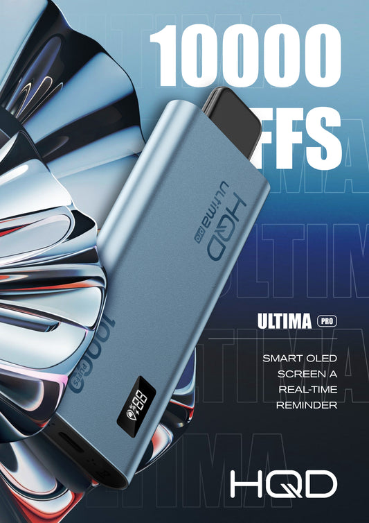 HQD Ultima Pro 10,000 Puffs - Mayoreo