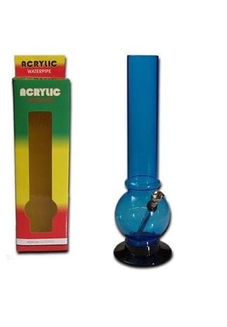 06" Bong Plastico Acrilico Degradado Tricolor