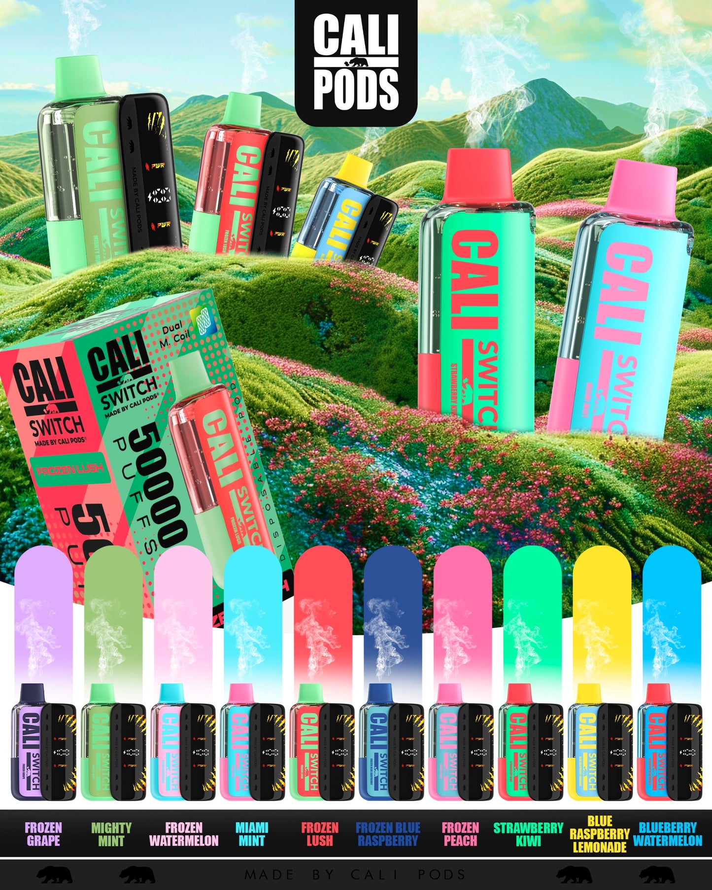 Cali Switch KIT 50,000 Puffs