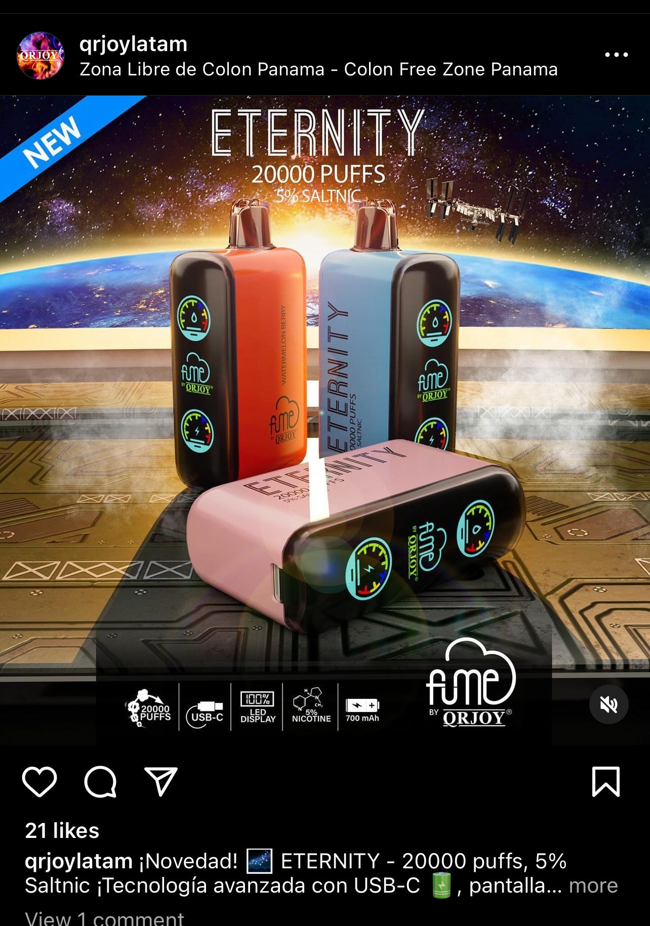 (CAJA MIXTA) Fume Eternity 20,000 puff