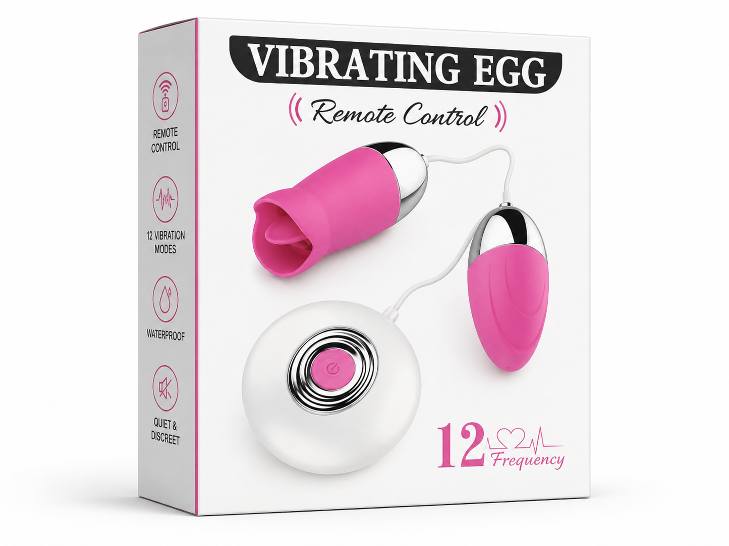 VIBRATING EGG REMOTE CONTROL 12 FREQUENCY
