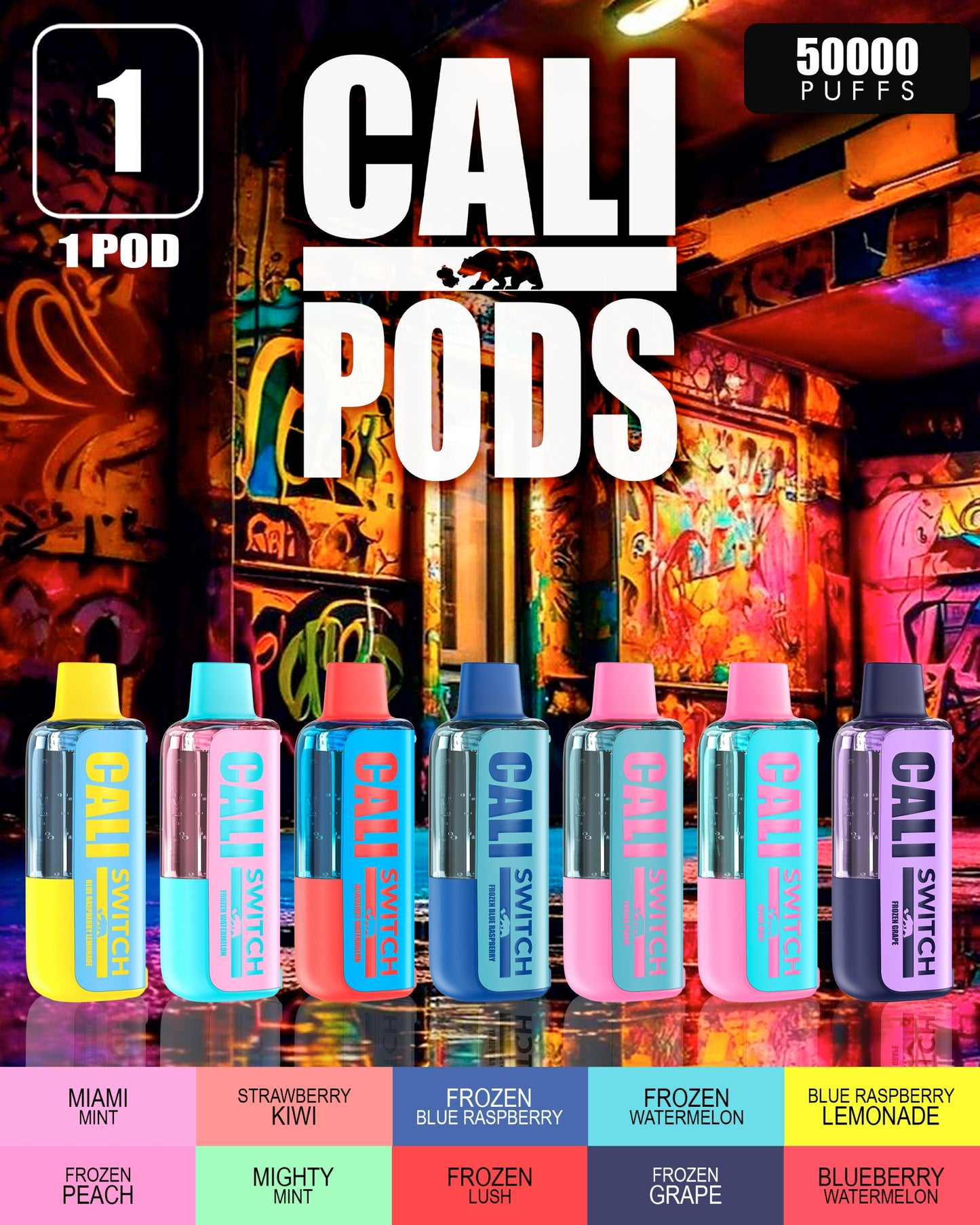 Cali Switch KIT 50,000 Puffs
