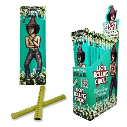 Lion Rolling Circus Hemp Wraps