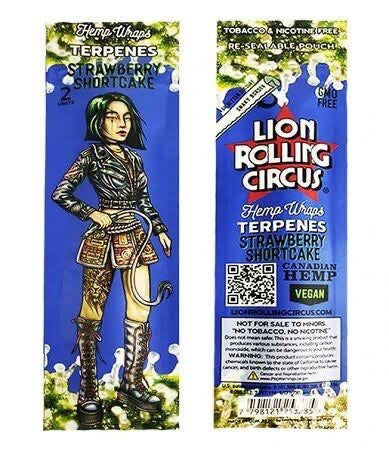 Lion Rolling Circus Hemp Wraps