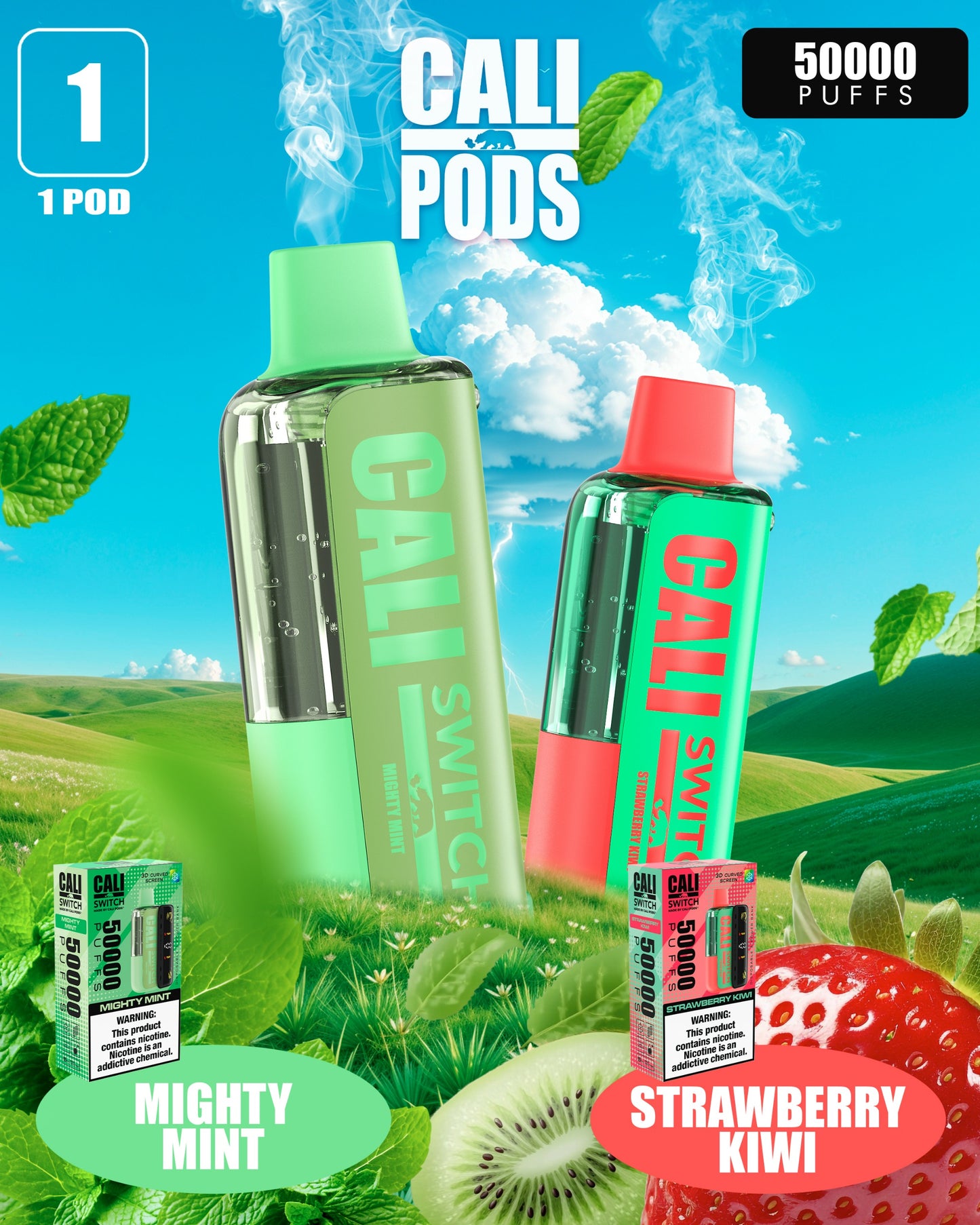 Cali Switch KIT 50,000 Puffs
