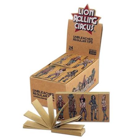 Lion Rolling Circus Unbleached Brown Filtro Carton Regular