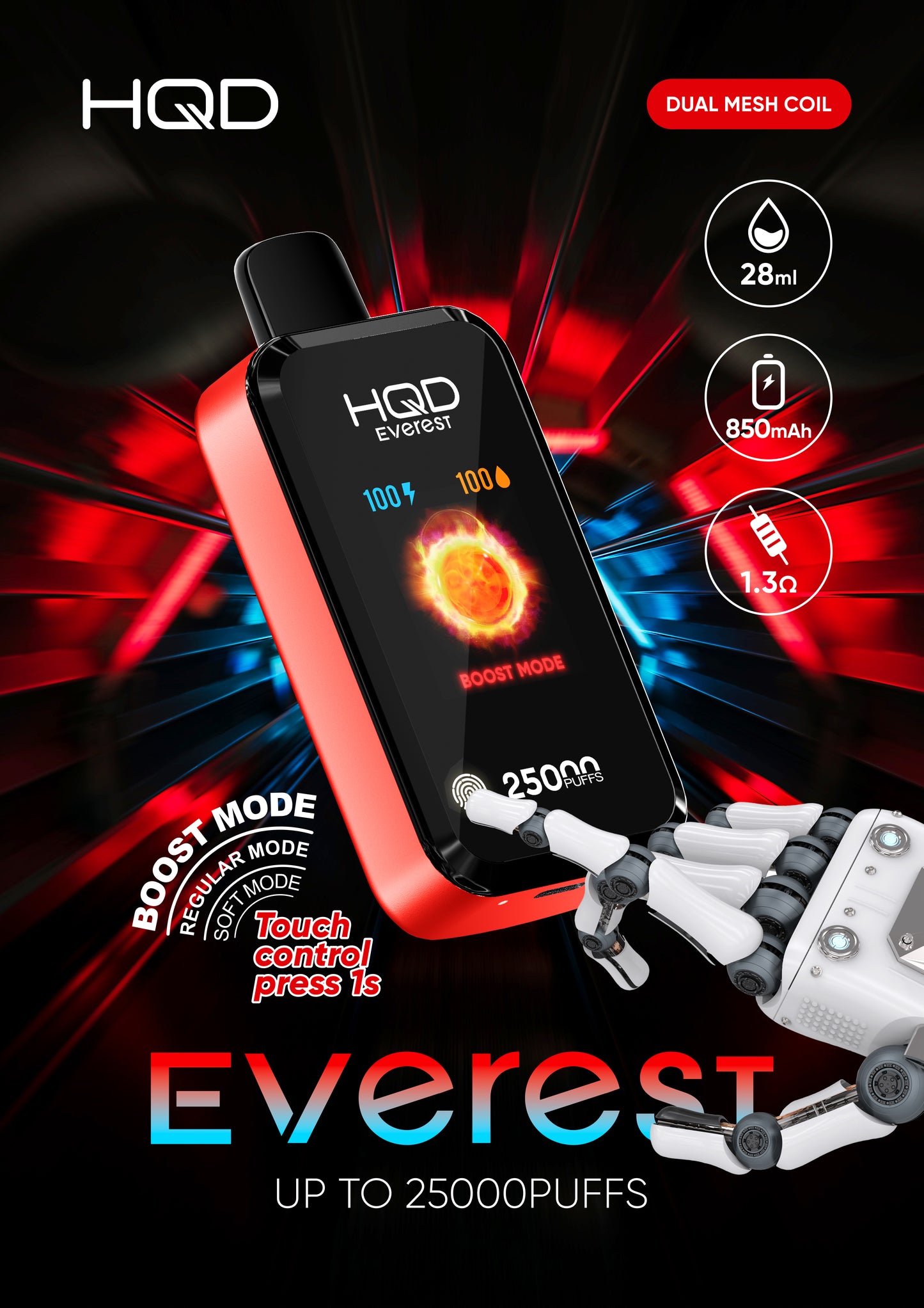 (CAJA MIXTA) HQD Everest 25,000 Puffs