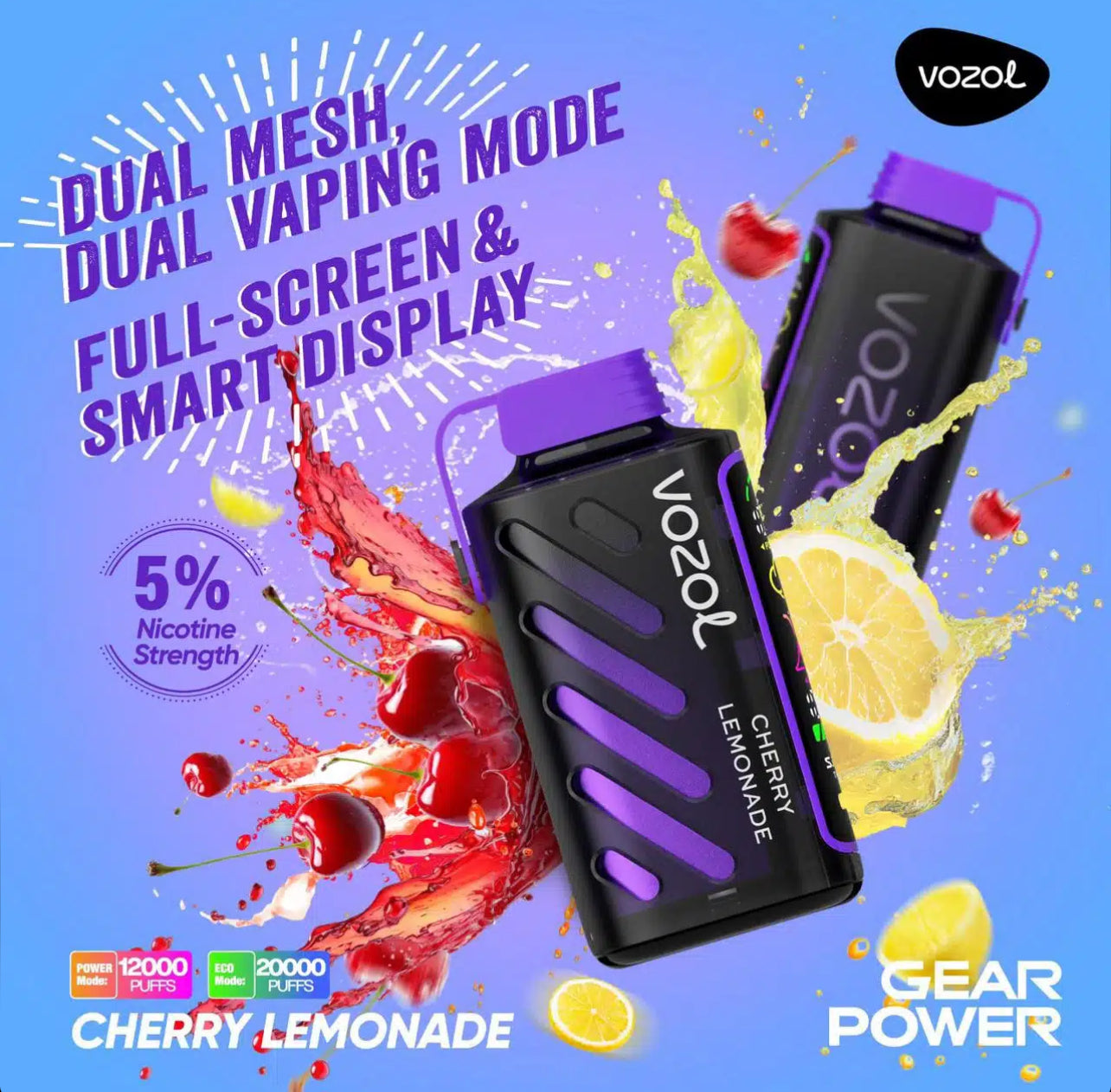 Vozol Gear Power 20,000 Puffs