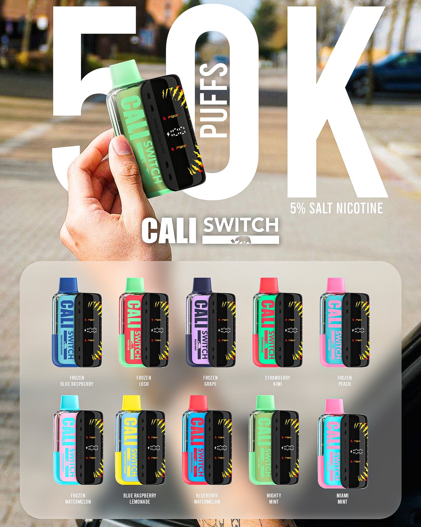 Cali Switch KIT 50,000 Puffs