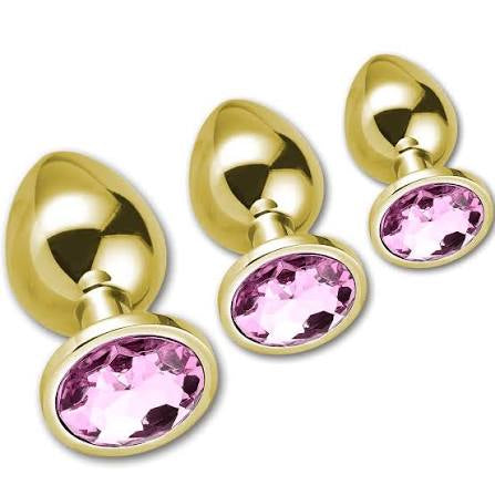 ANAL PLUG -GOLD METALLIC
