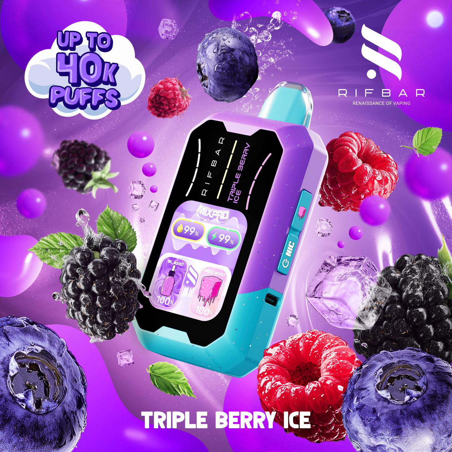 Rifbar Mix Pro 40,000 Puffs