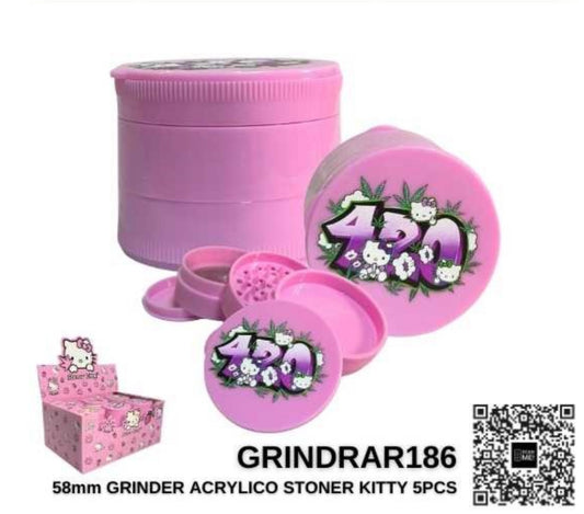 Grinder Acrilico Stoner Kitty