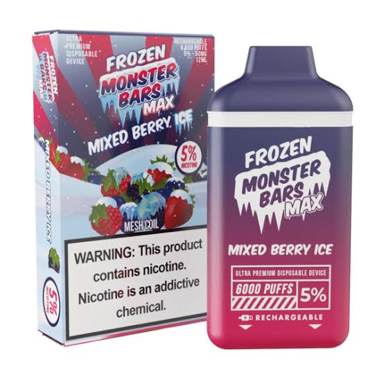Monster Bar Ice 6,000 Puffs
