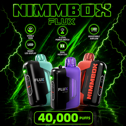 Nimmbox Flux 50mg 40,000 puffs