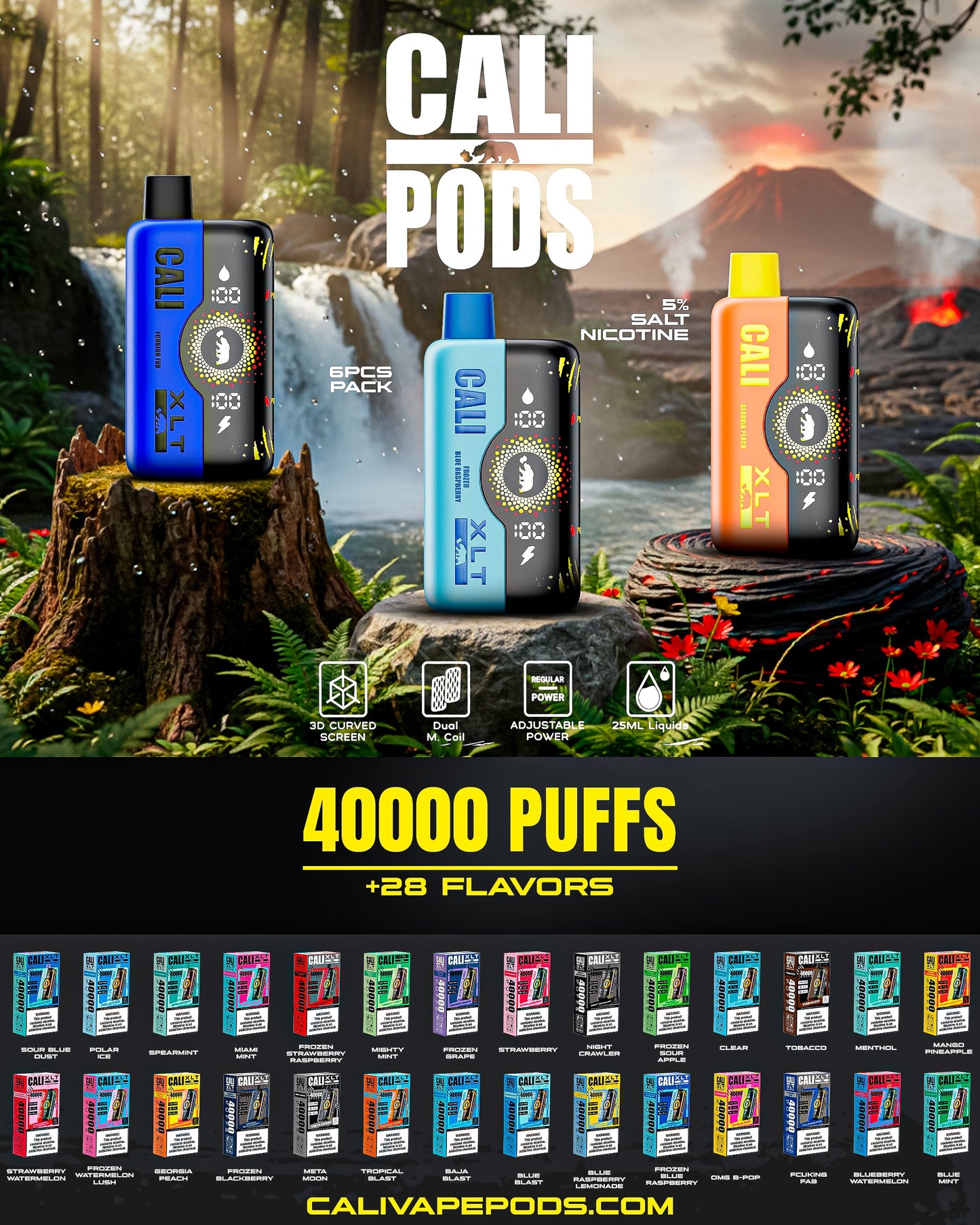 Cali XLT 40,000 Puffs