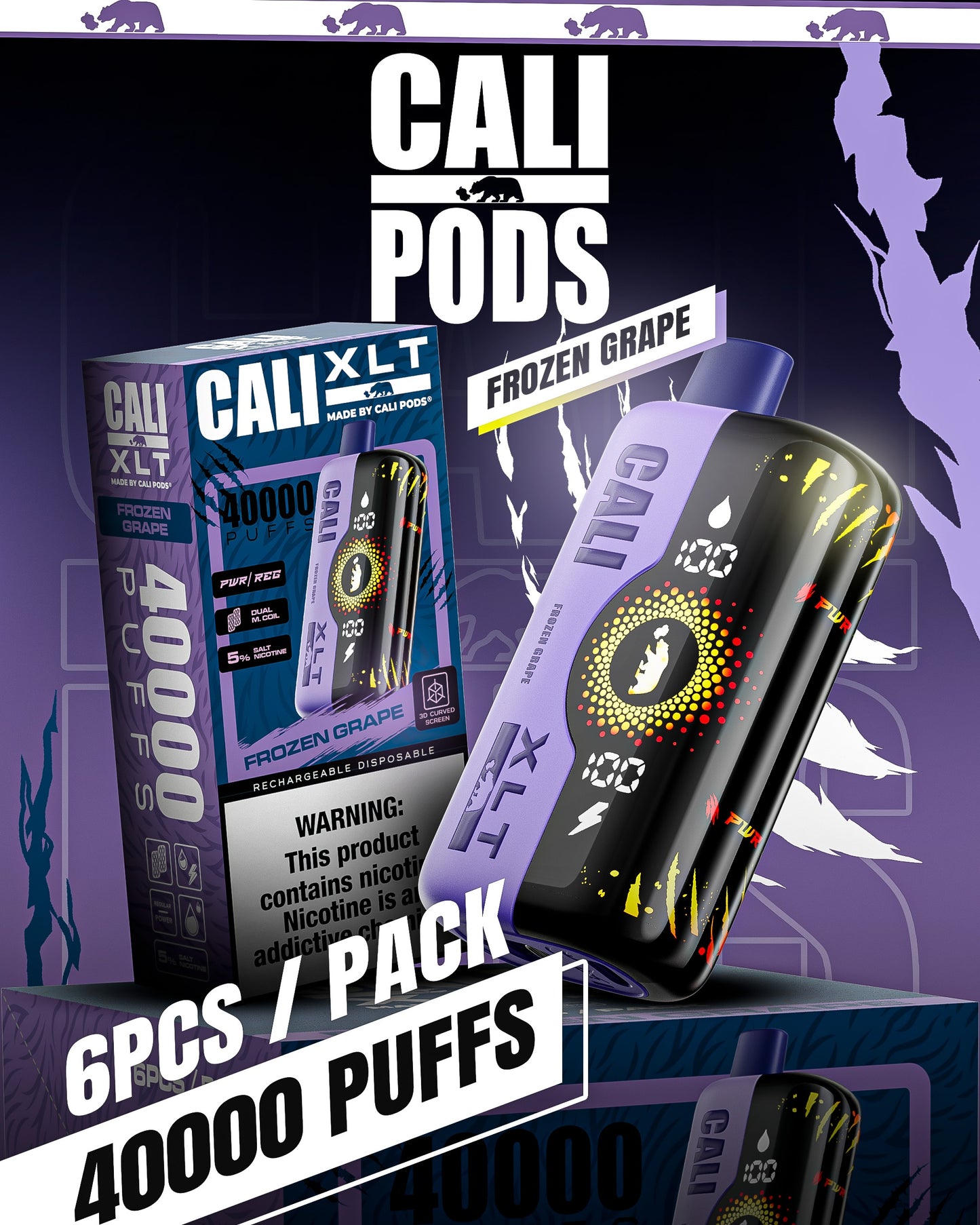 Cali XLT 40,000 Puffs