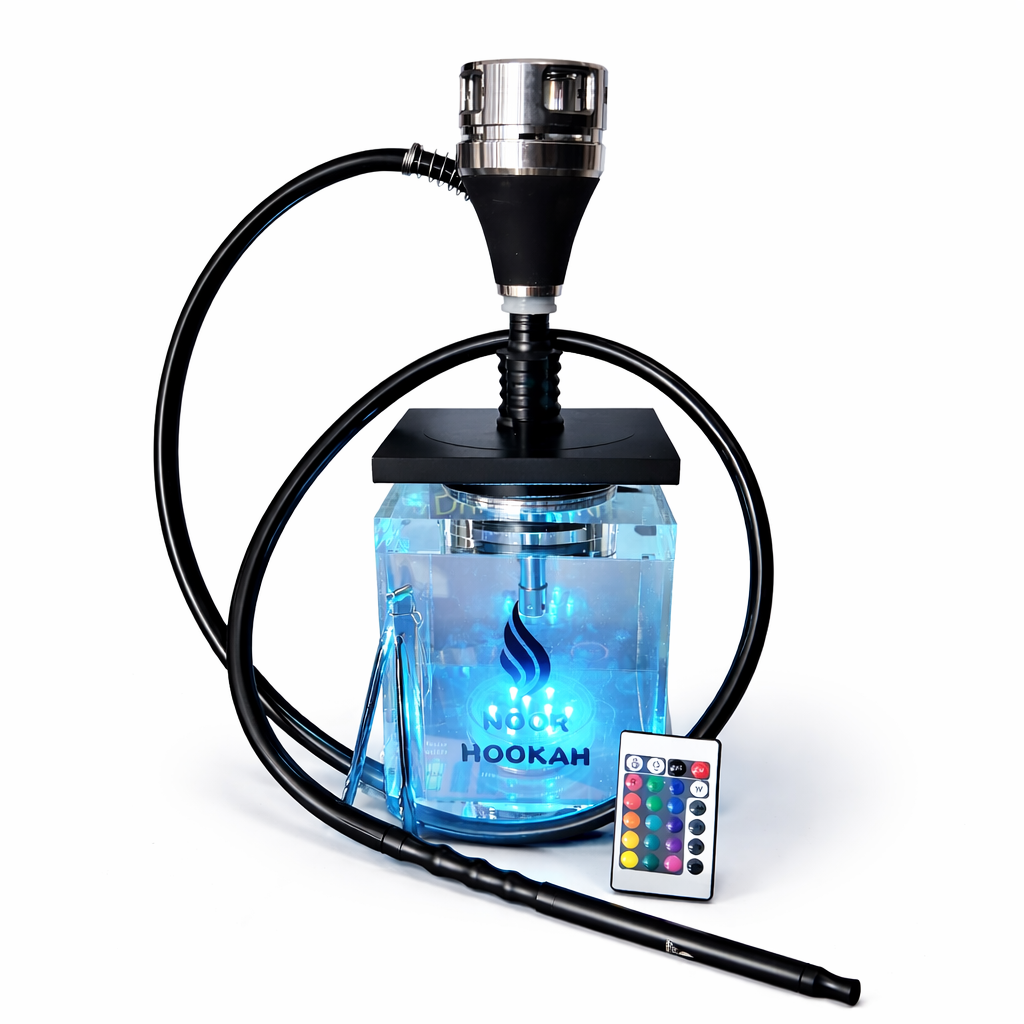 NOOR HOOKAH CUADRADA CON LED