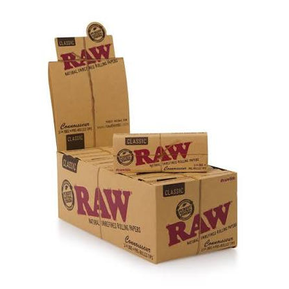 Raw Classic papers con filtros 1 1/4 size + TIPs