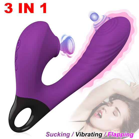 Vibrador G-Spot sucking silicone