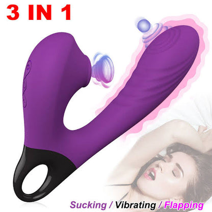 Vibrador G-Spot sucking silicone
