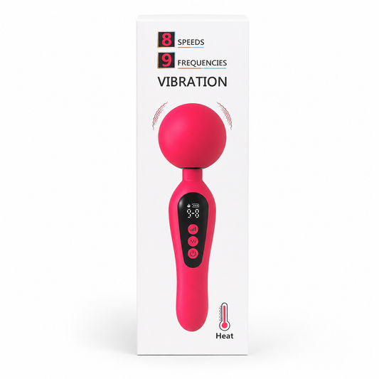 G-spot Massajiador with Heat 8 speed 9 Frequency