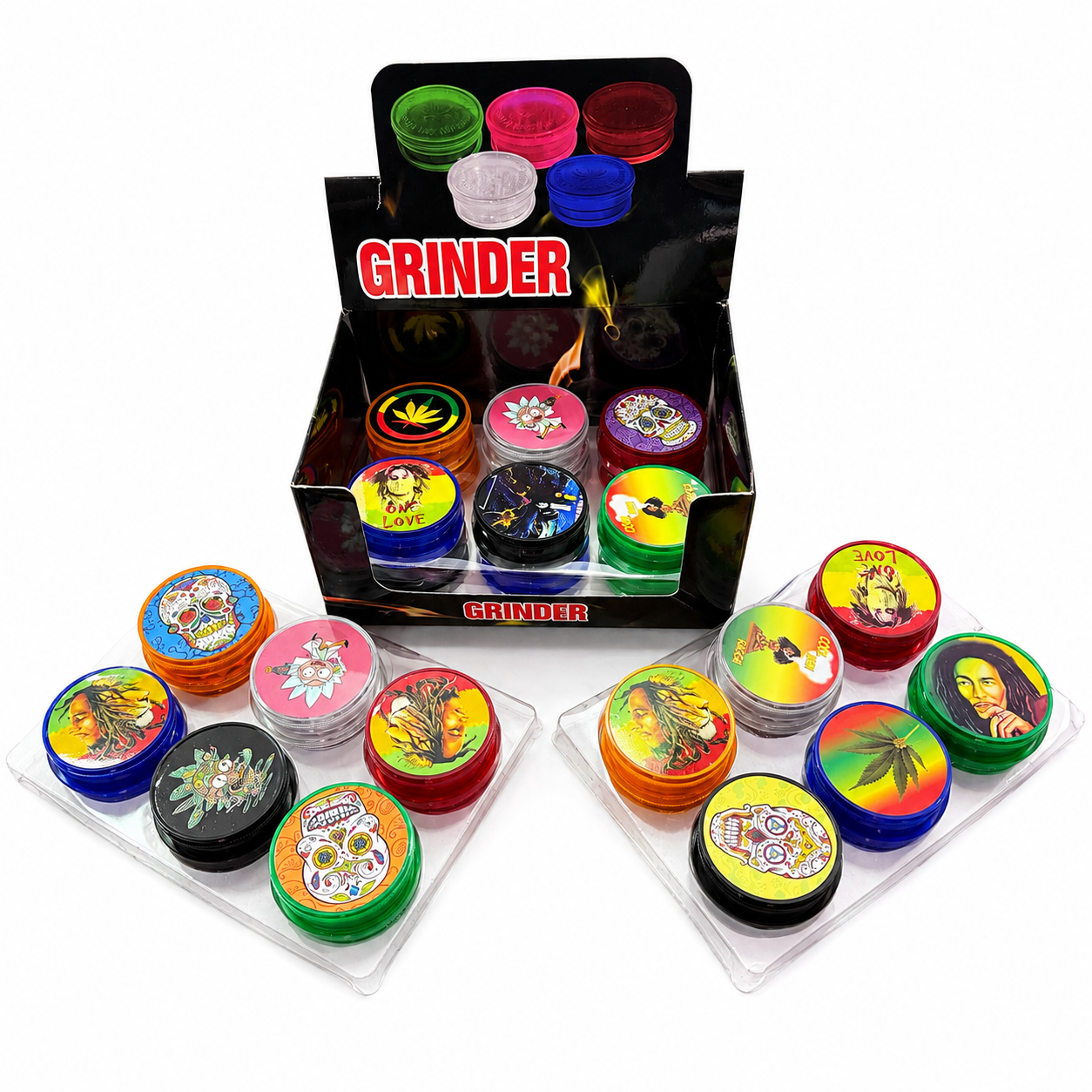 Grinder Plastico De Diseños